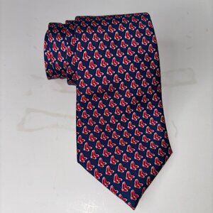 Vineyard Vines Men's Silk Tie Boston Red Sox MLB Red